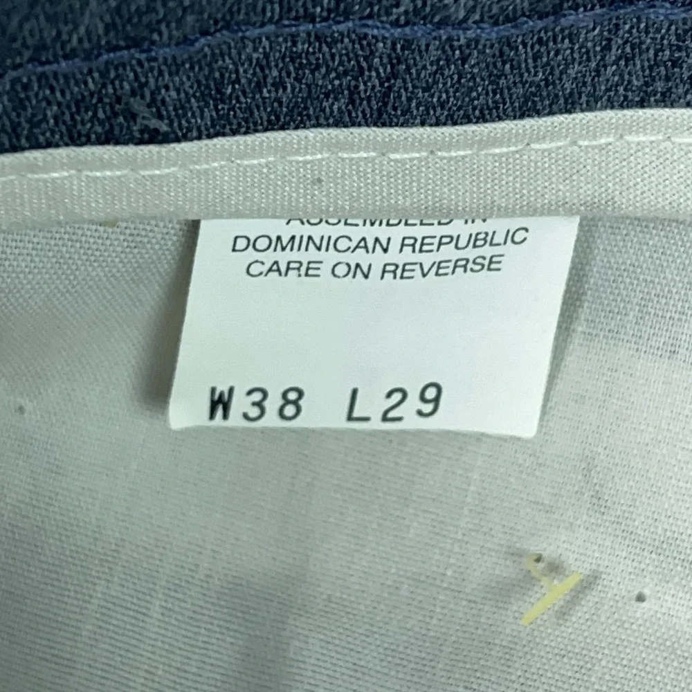Vintage Levis Pants Mens 38x29‎ Blue Action Slacks Dress Microfiber Business